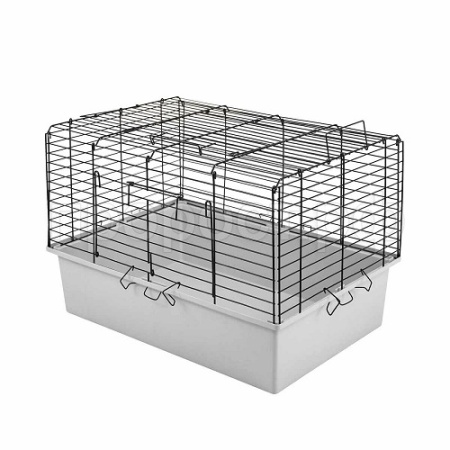 Клетка д/круп. грыз Дарэлл КРОЛИК 60 №2 складная 58*40*32,5см св.сер/черн/41612/Дарэлл
