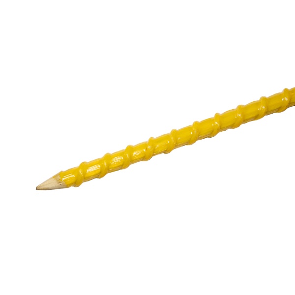 Опора д/растений 150см д.12 композит (5шт) желтая рифленая /PROROST