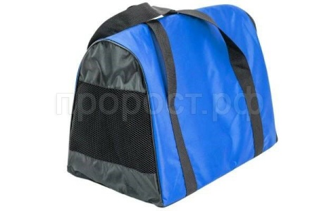 Сумка переноска ЧИП Туннель №4 нейлон с сетчатым окном 49*30*34см/9009василек/Дарэлл