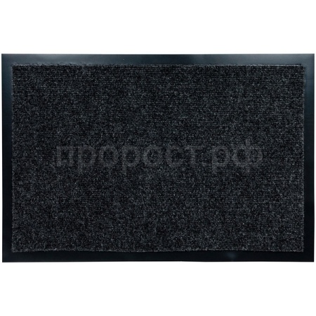 Коврик придверный 60*90см VORTEX "TRIP" влаговп. ребристый серый 24195/15шт/Профит