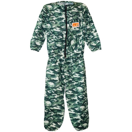 Пчелы Костюм Детский бязь цветн Камуфляж(к на молн+ш+с) р-р 40-42/ЧК