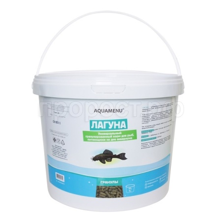 Рыбы ведро Аква меню Лагуна 11л (7кг)